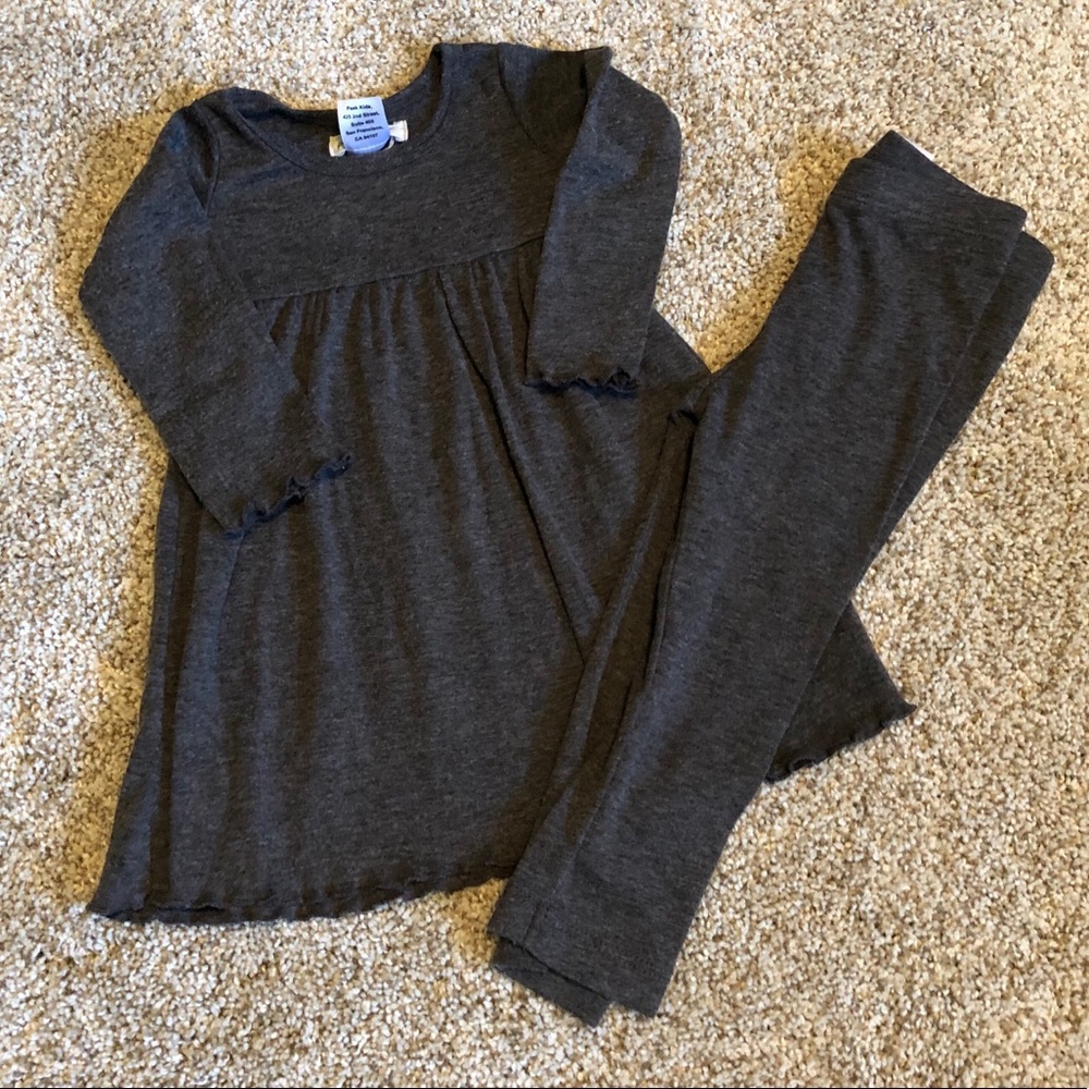 Peek Tunic/Dress Outfit - Dark Heather Grey